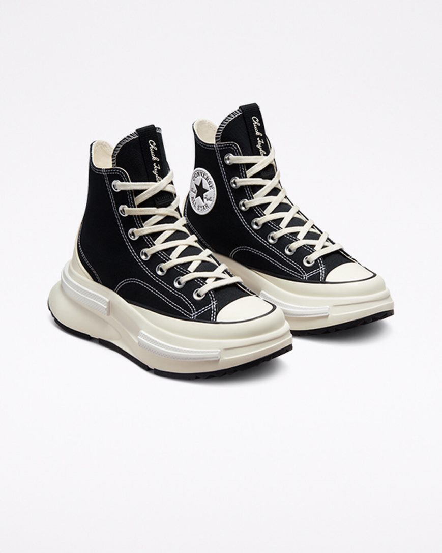 Women's Converse Run Star Legacy CX High Top Shoes Black / White | AU 518ECH